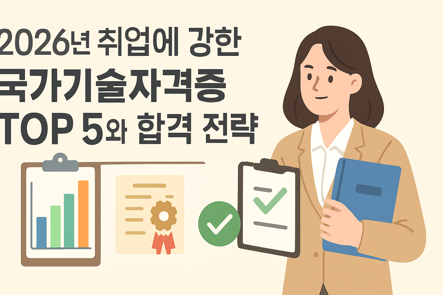 2026년 취업에 강한 국가기술자격증 TOP 5와 합격 전략