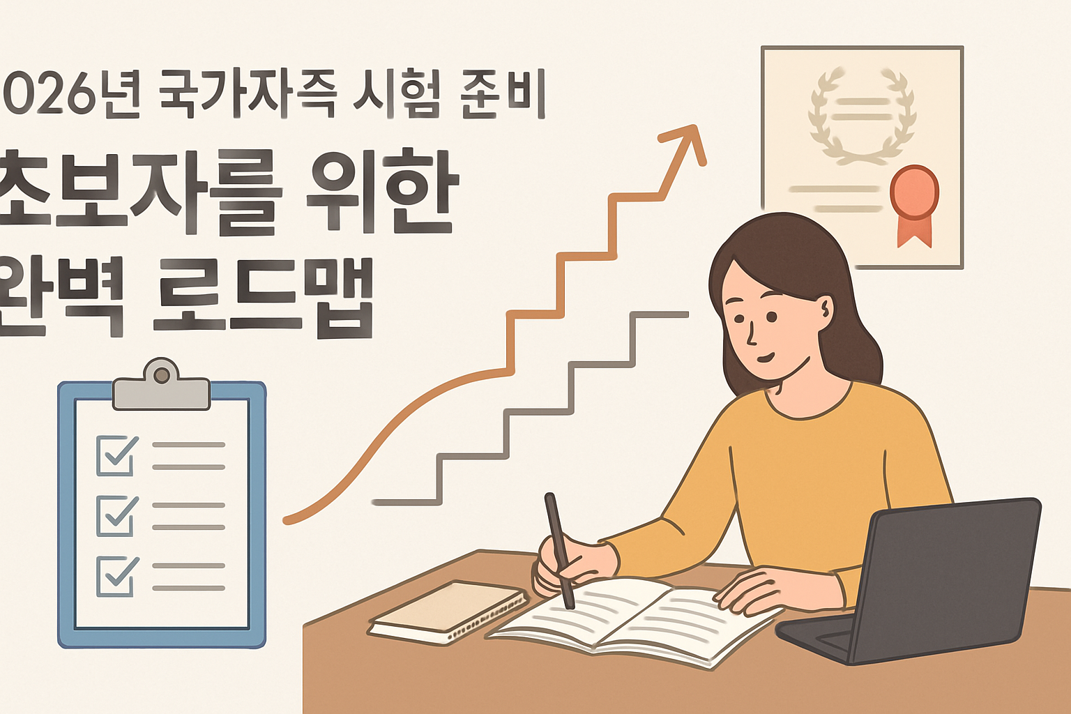2026년 국가자격증 시험 준비, 초보자를 위한 완벽 로드맵