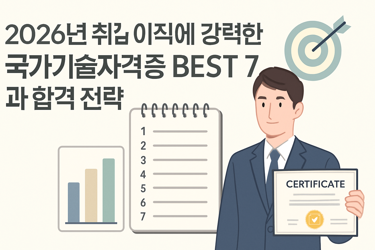 2026년 취업·이직에 강력한 국가기술자격증 BEST 7과 합격 전략