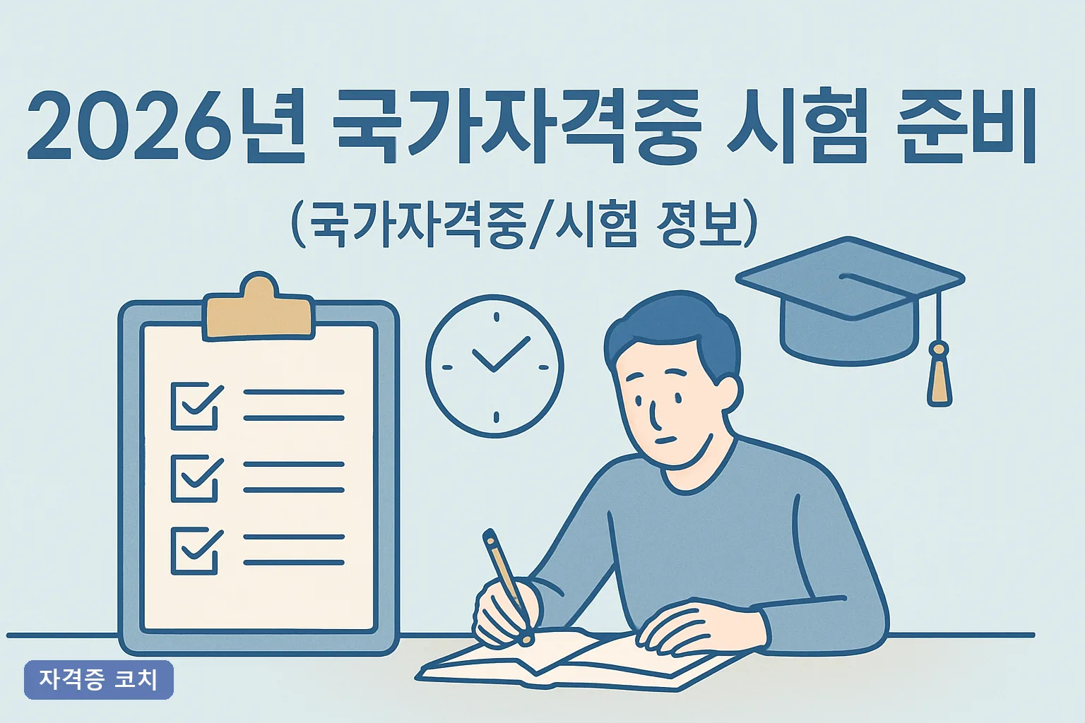 2026년 국가자격증 시험 준비 완벽 가이드, 큐넷 접수일부터 3개월 합격 로드맵과 과락 방어법까지