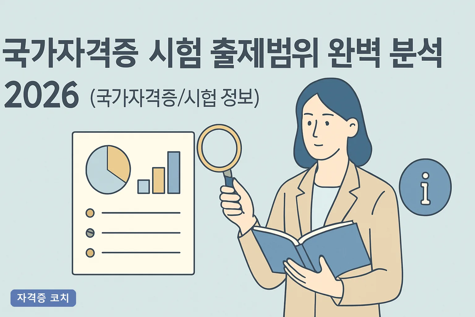 국가자격증 시험 출제범위 완벽 분석 2026, 기사 3종 과목별 배점과 과락 방어 우선순위 총정리