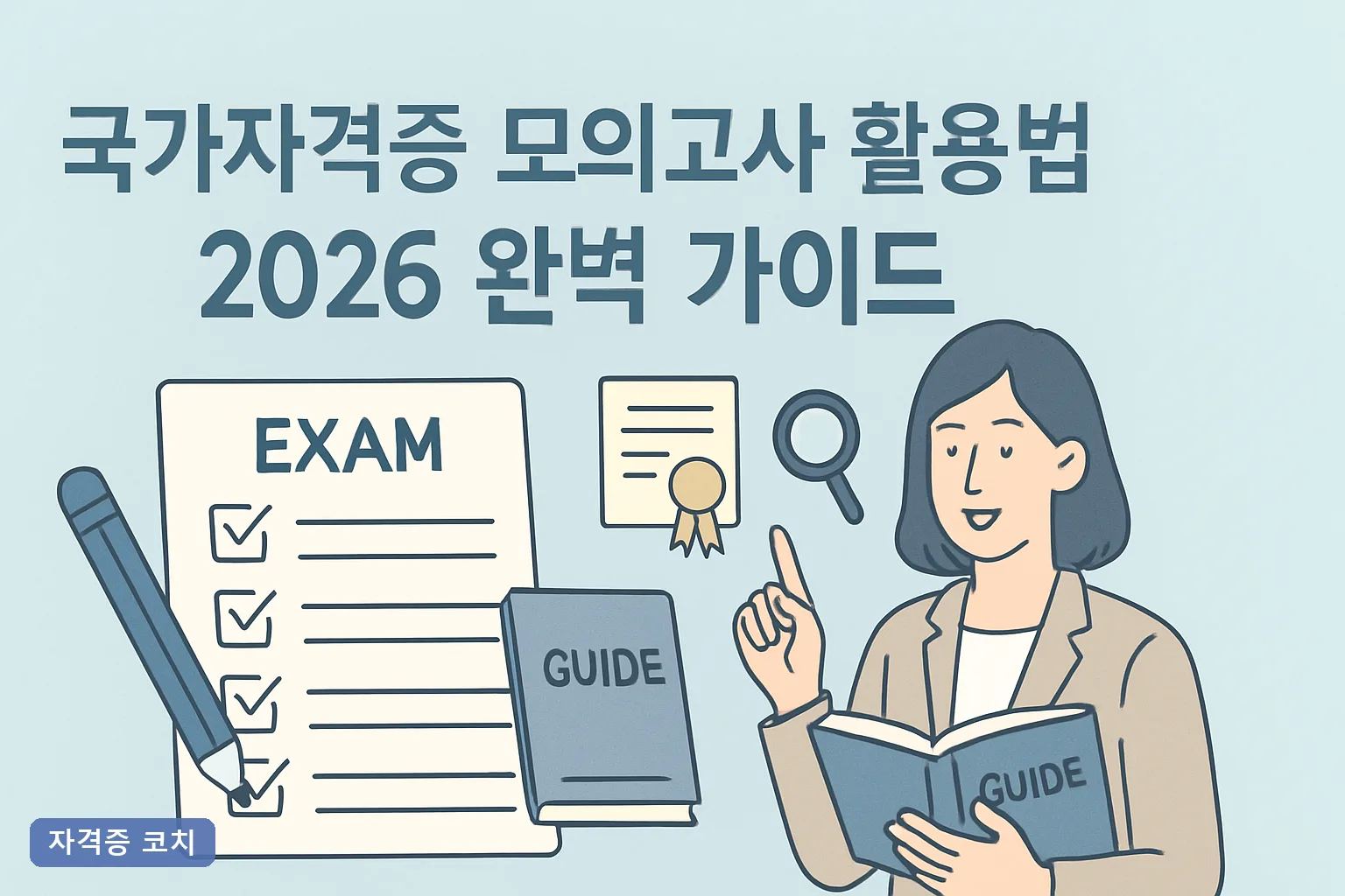 국가자격증 모의고사 활용법 2026 완벽 가이드｜회독 3회 오답노트와 60점 방어 8주 플랜