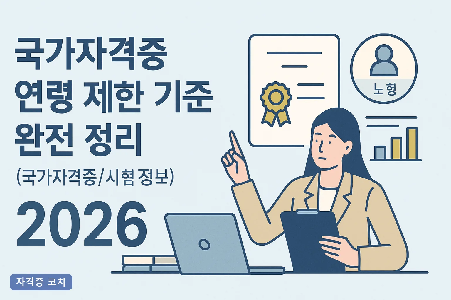 국가자격증 연령 제한 기준 완전 정리 2026, 만 나이 응시 가능 연령과 예외 12종목 총정리