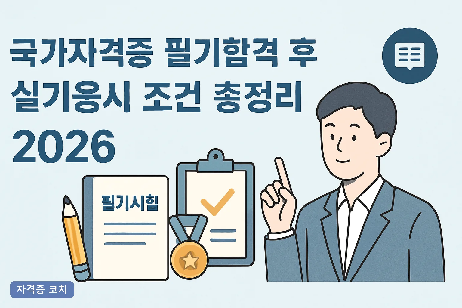 국가자격증 필기합격 후 실기응시 조건 총정리 2026, 유효기간 2년과 접수 방법 핵심 정리