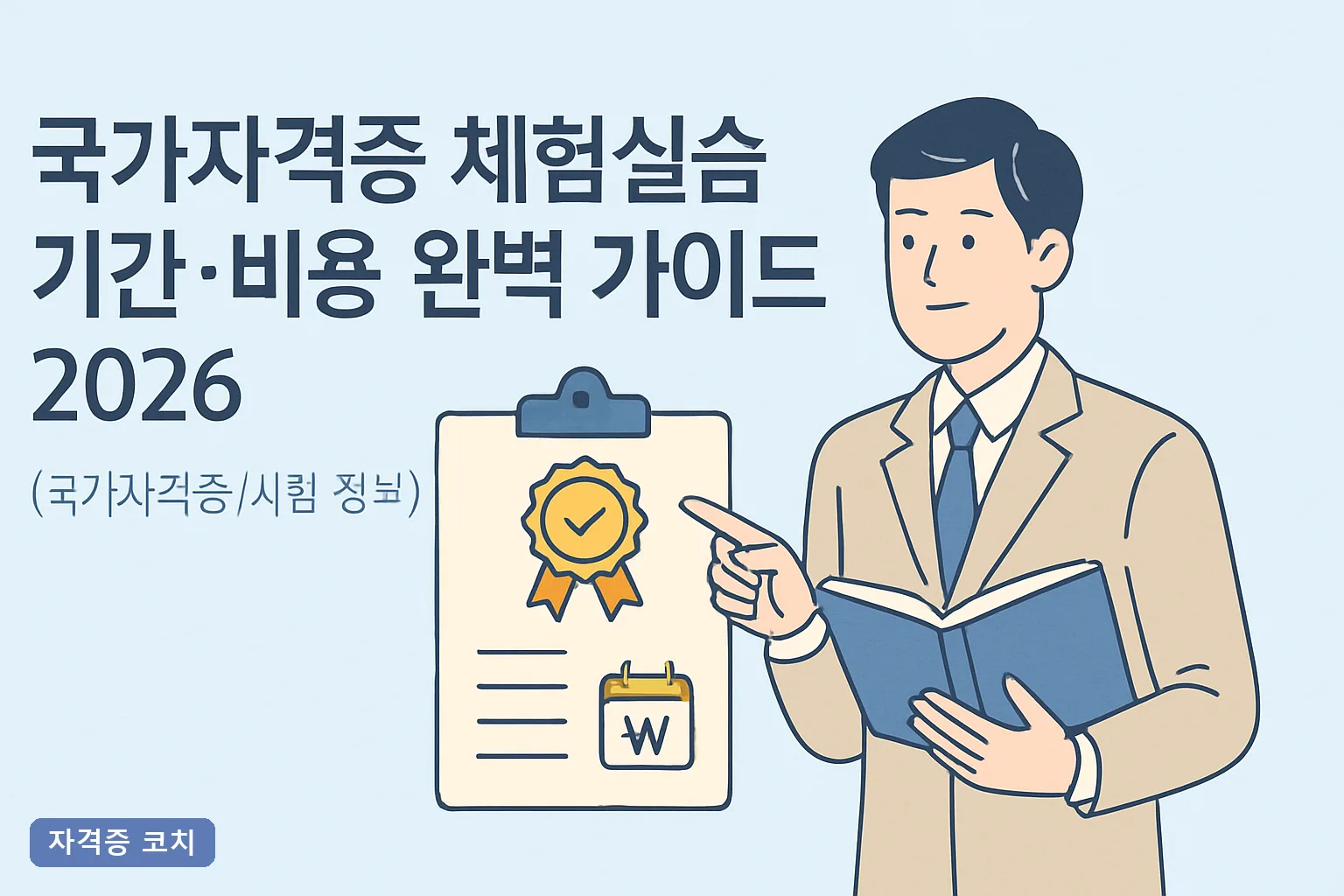 국가자격증 체험실습 기간·비용 완벽 가이드 2026｜기능사·산업기사·기사 종목별 실습료 총정리