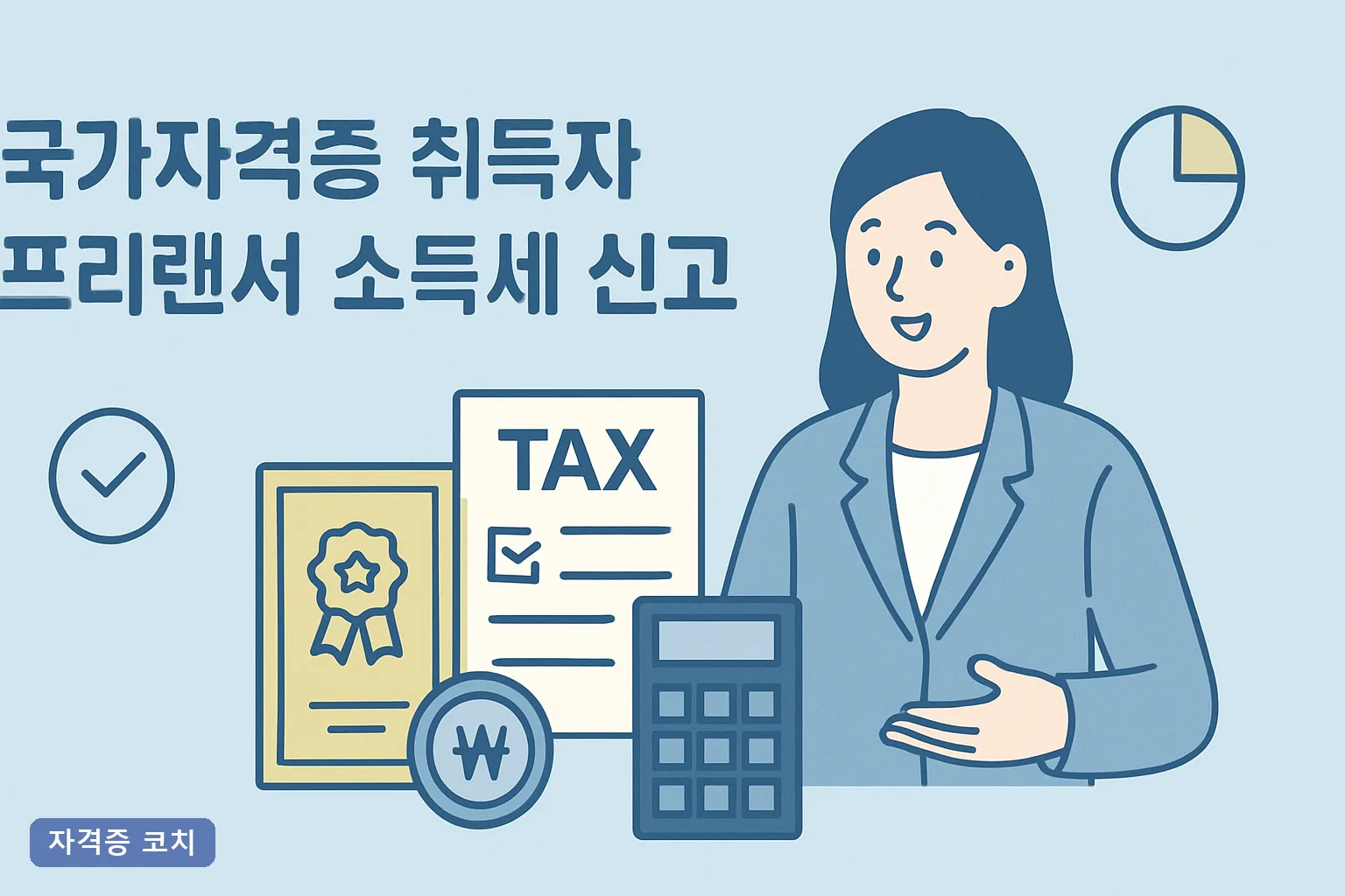 국가자격증 취득자 프리랜서 소득세 신고 2026년 완벽 가이드, 3.3% 환급부터 필요경비까지