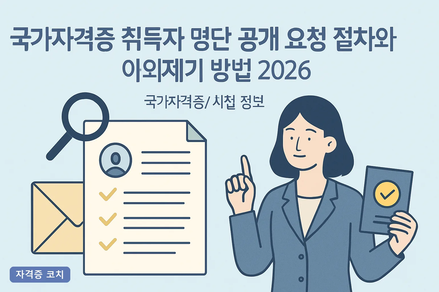 국가자격증 취득자 명단 공개 요청 절차와 이의제기 방법 2026, 정부24 신청부터 30일 이의신청까지