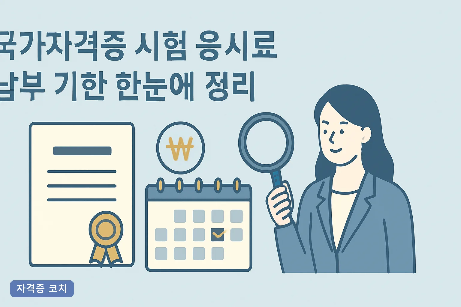 국가자격증 시험 응시료 납부 기한 한눈에 정리 2026년 큐넷 결제 마감시간·취소 기준까지