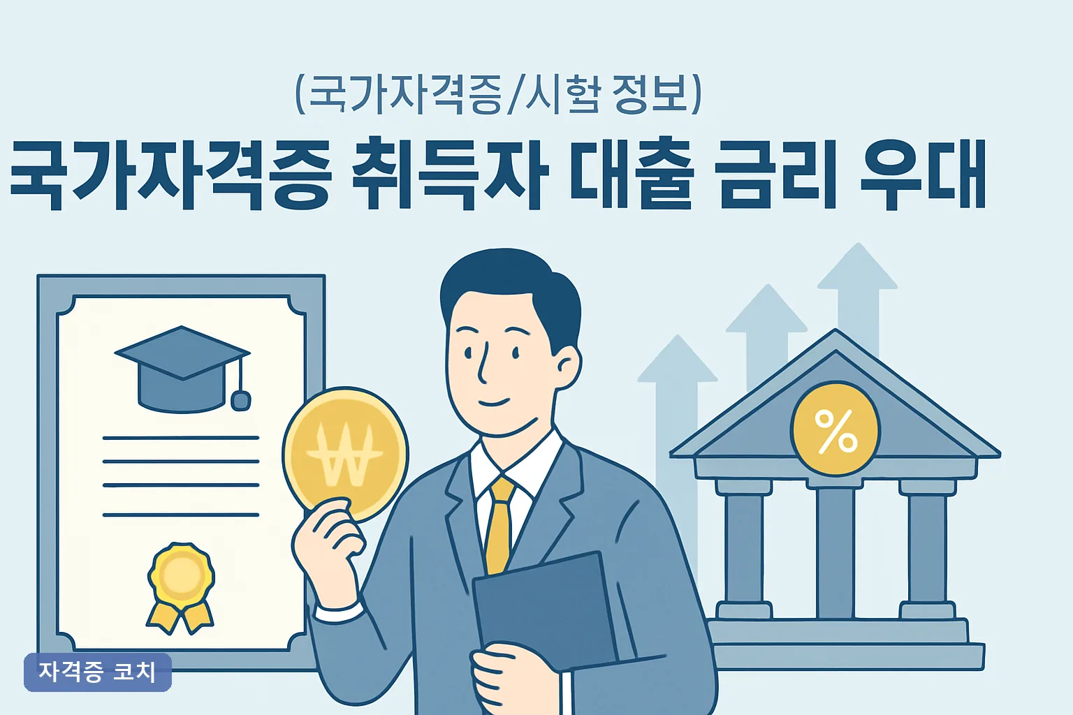 ** 국가자격증 취득자 대출 금리 우대 2026 총정리, 은행별 최대 0.5%p 조건과 신청법 **