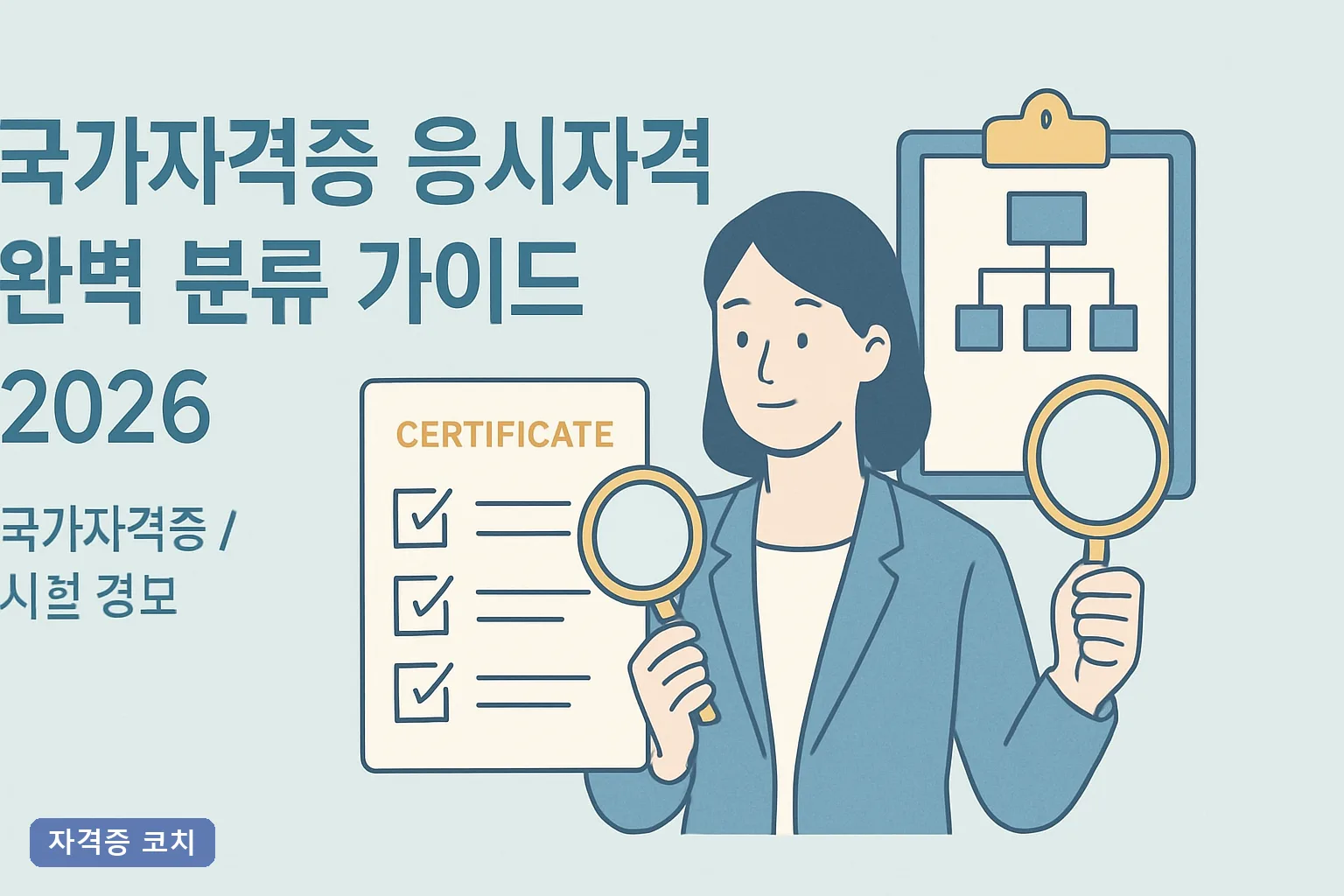 국가자격증 응시자격 완벽 분류 가이드 2026, 학력·경력·학점별 조건 한눈에 총정리