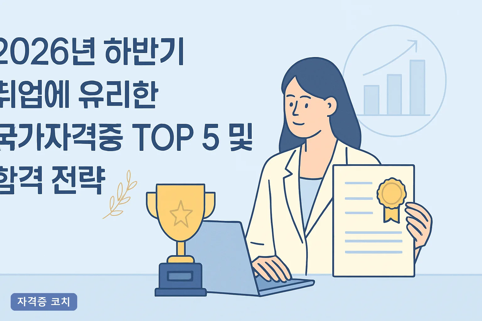 2026년 하반기 취업에 유리한 국가자격증 TOP 5 및 합격 전략